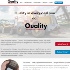 Quality Equipment Finance | LoanNEXUS
